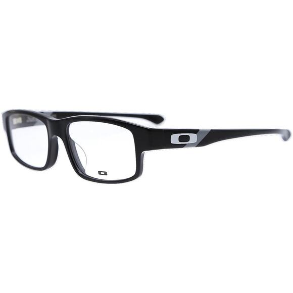 Oakley Men's Junkyard II Prescription RX Eyewear Glasses in Polished Black Grey